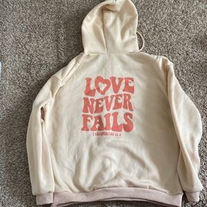 Love Never Fails Hoodie!